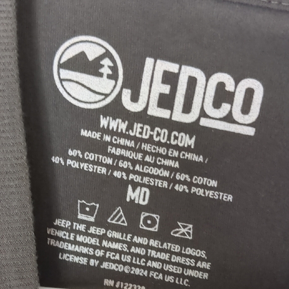 Jeep Classic Logo Short Sleeve Charcoal Tee - Picture 2 of 3